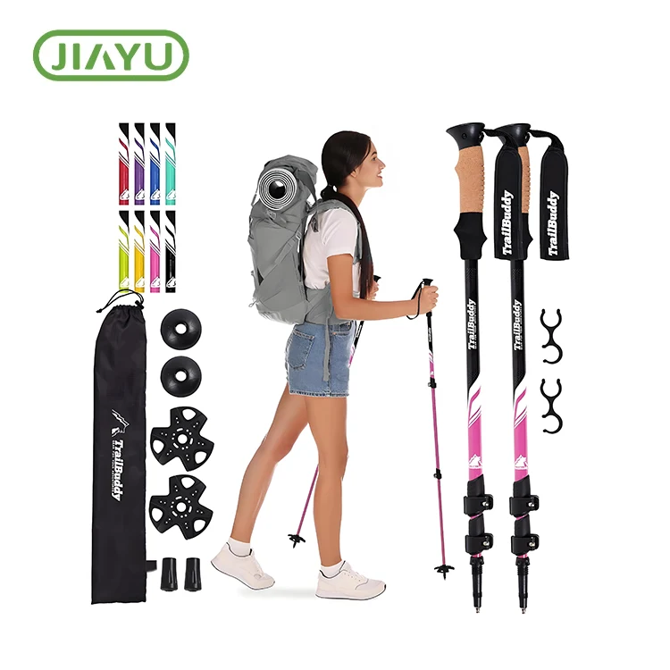 Osisi Trekking Telescopic na-agbanwe agbanwe